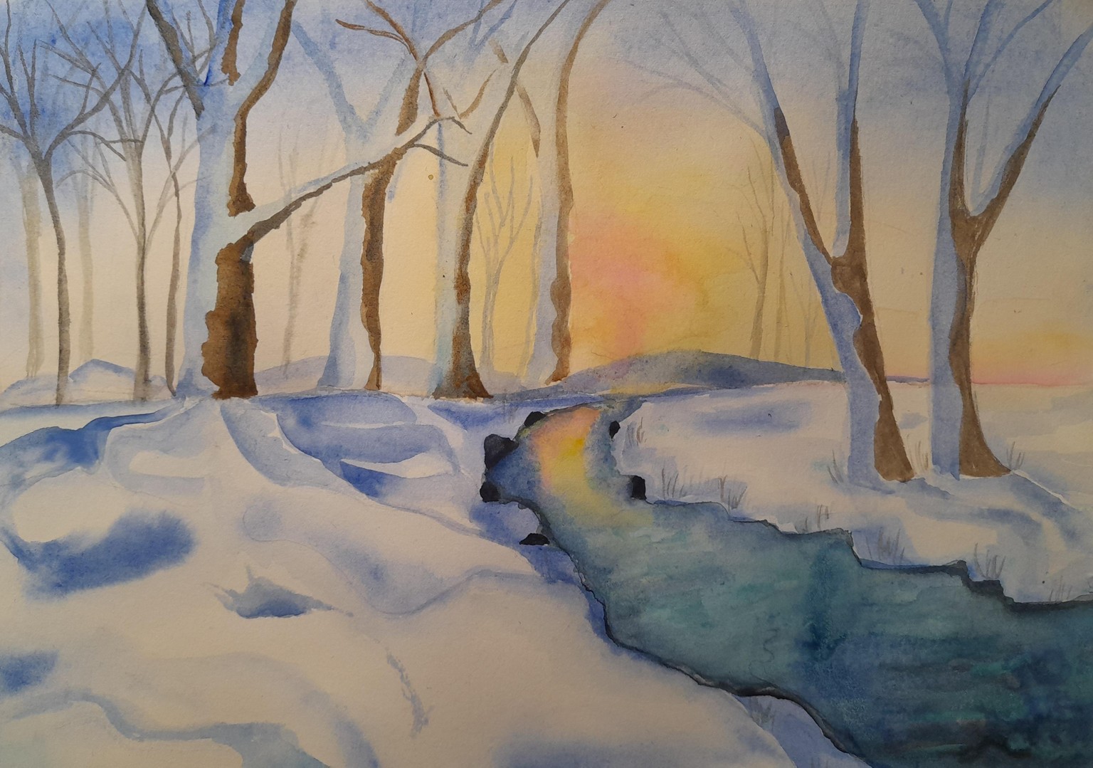 snow landscape - image 1 - student project