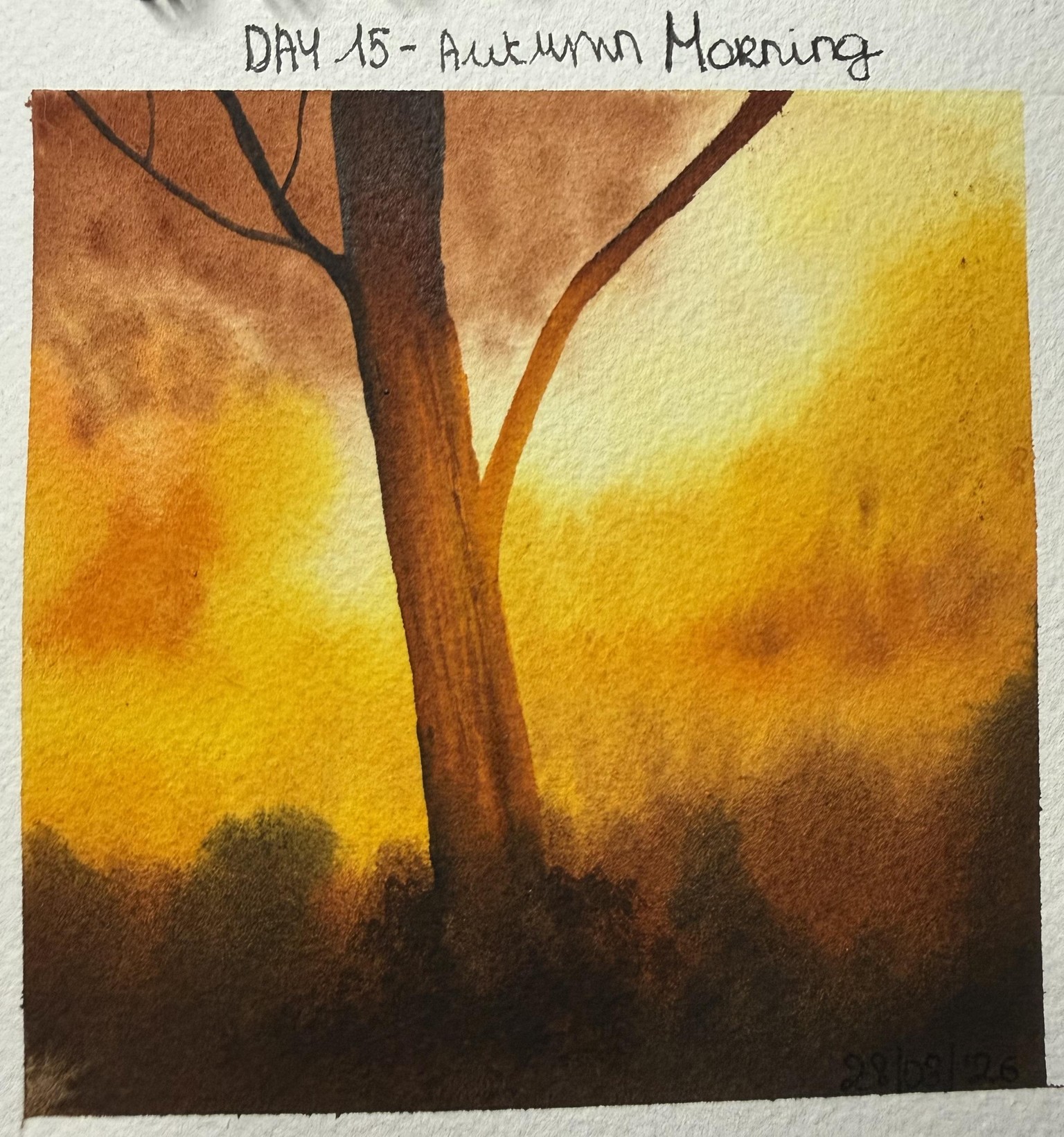 15 days of 15 minute watercolor - image 15 - student project