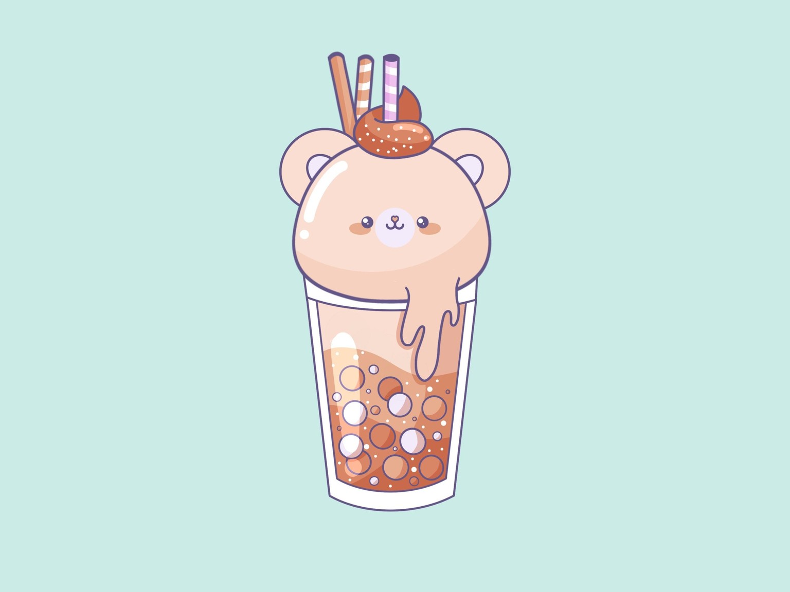 Kawaii Milkshakes - image 1 - student project