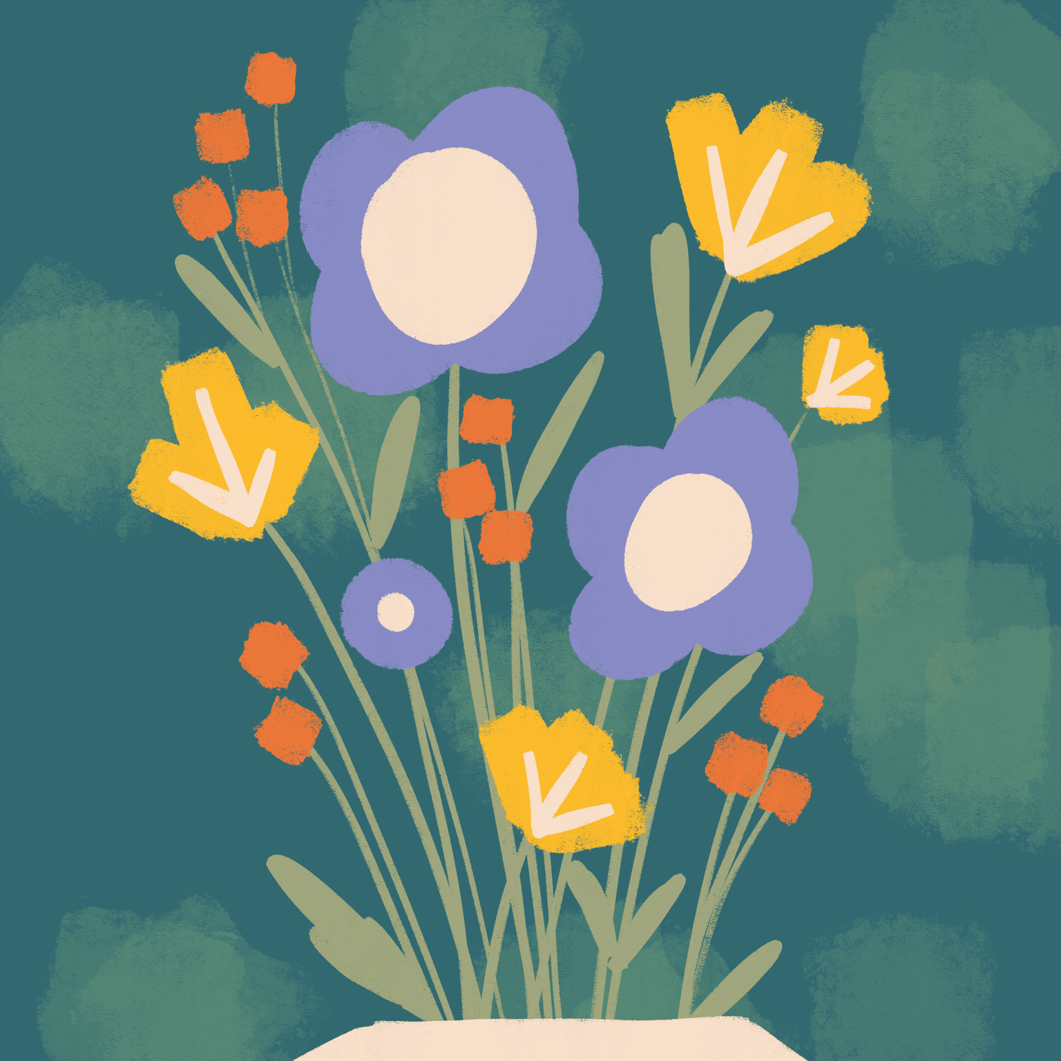 Color palette experimentation - image 2 - student project