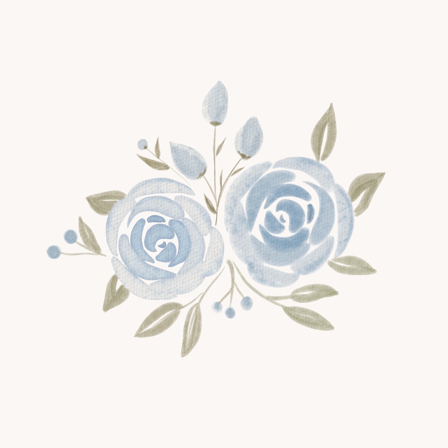watercolor bouquet - image 1 - student project