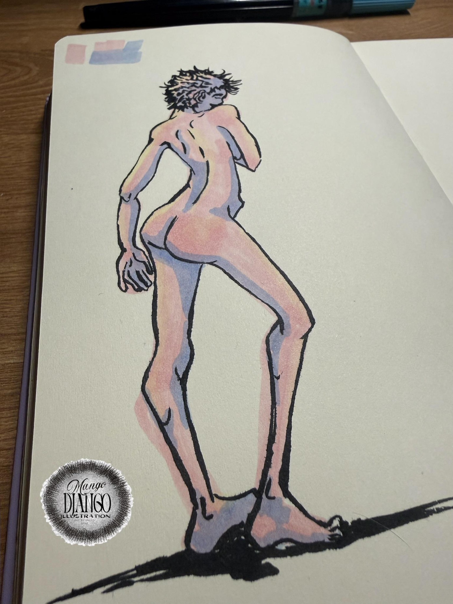 A few sketches from today's exercise - image 2 - student project
