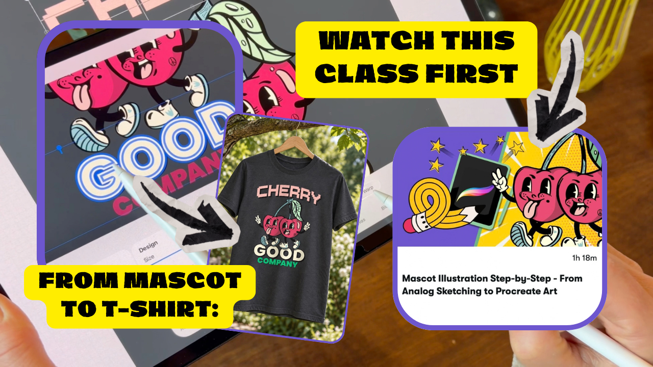 From Mascot to T-Shirt: The Cherry Twins’ Next Adventure 🍒 YEY! - image 2 - student project