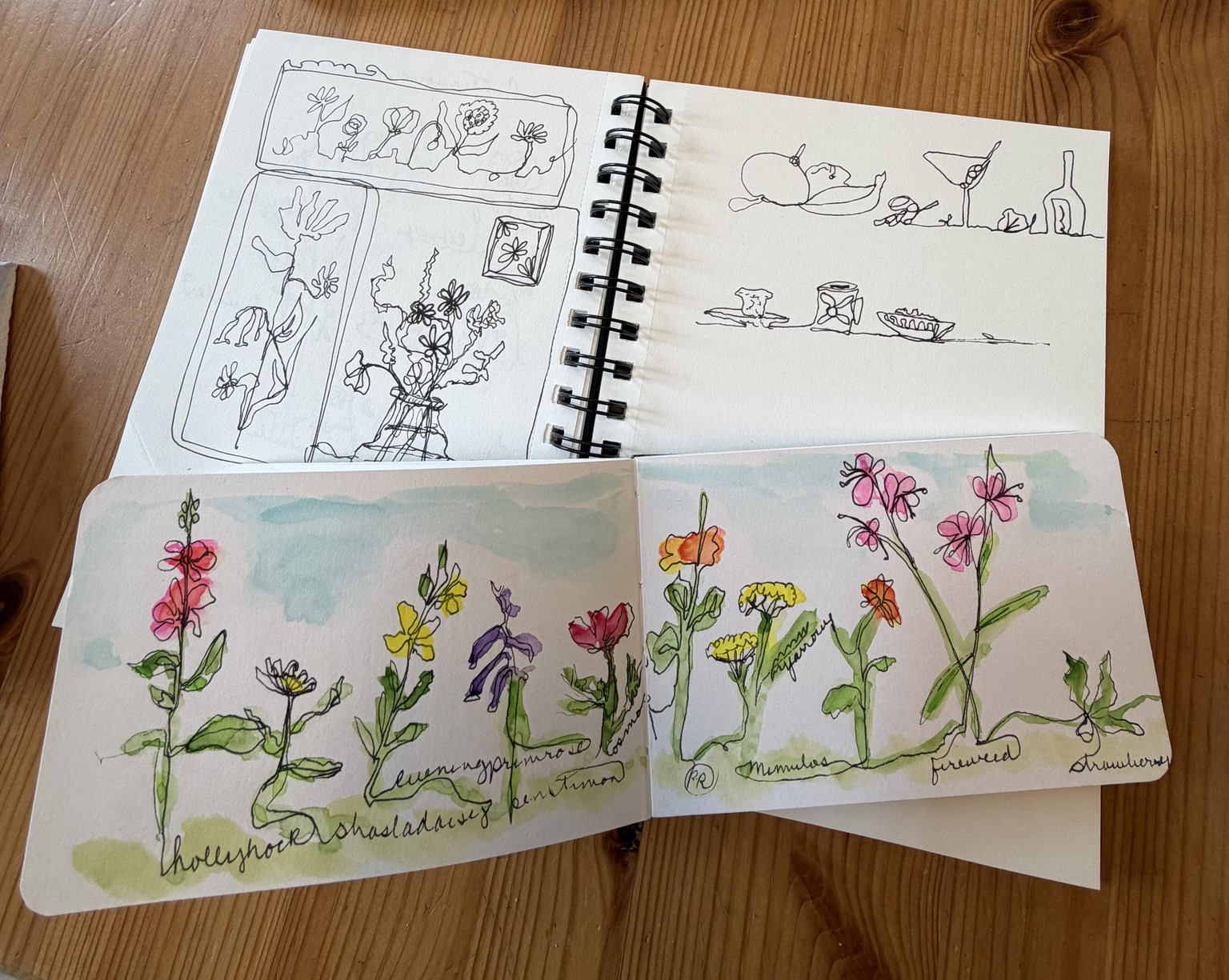Cont line flowers - image 1 - student project