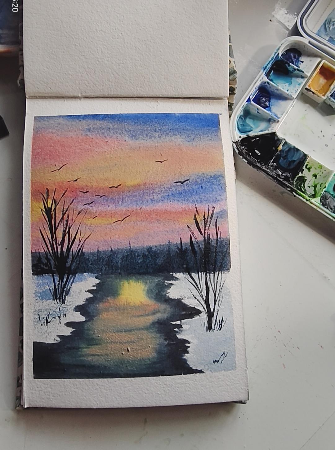 Snowy winter land - image 9 - student project