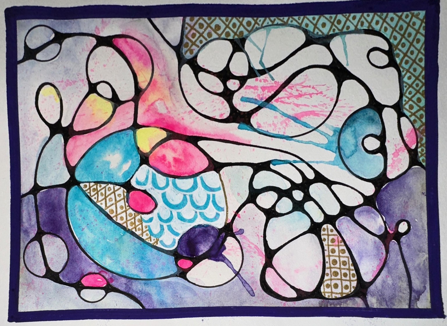 Neurographic art - image 2 - student project
