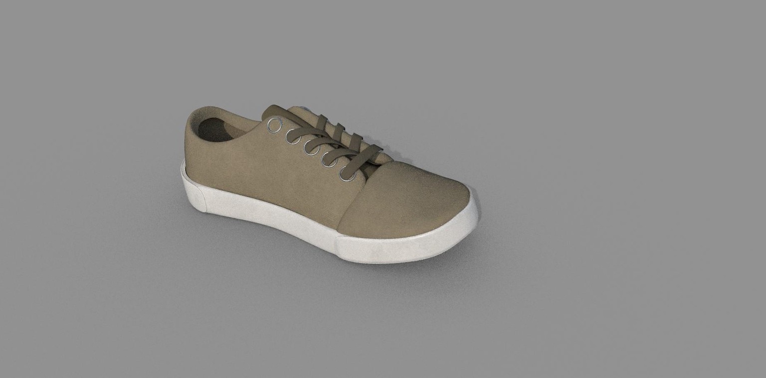 Shoes Modeling and Texturing - image 2 - student project