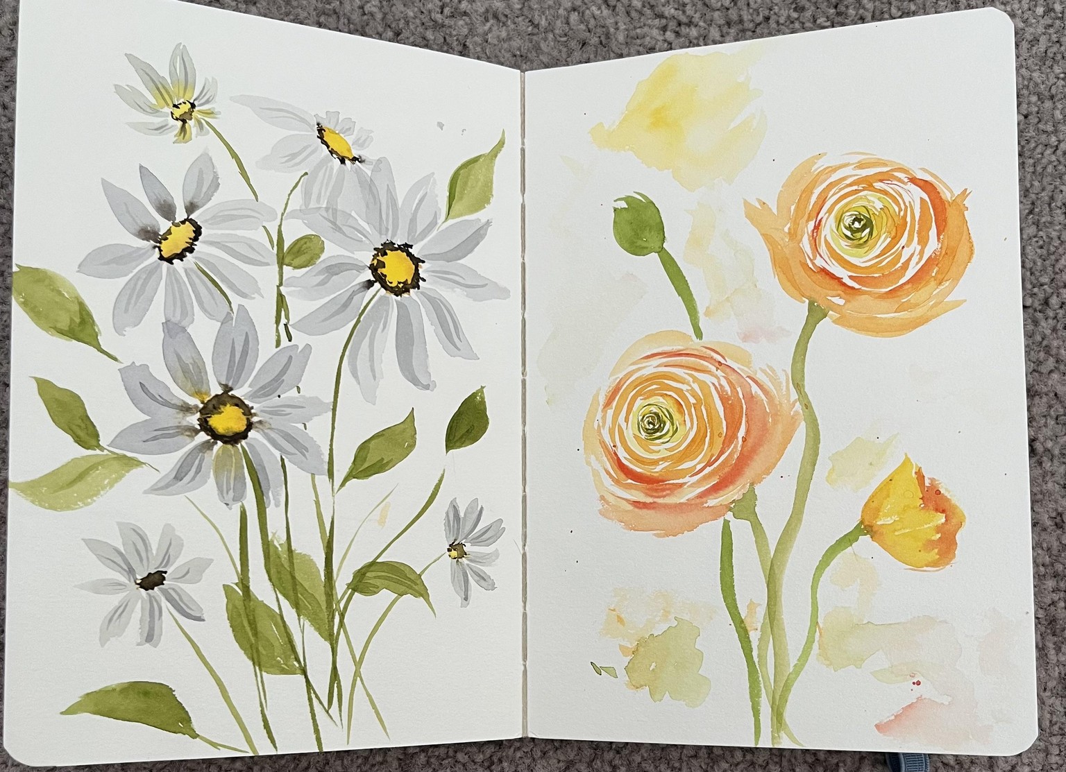 Watercolour Florals - image 1 - student project