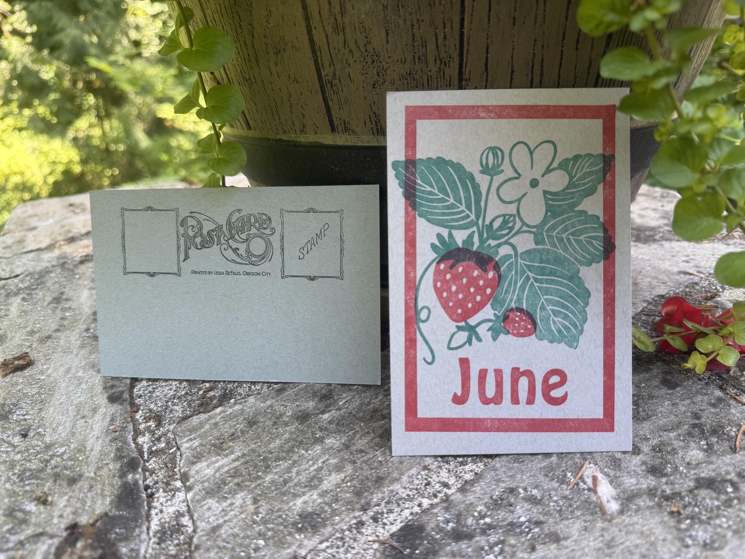 Strawberry Postcard - image 1 - student project