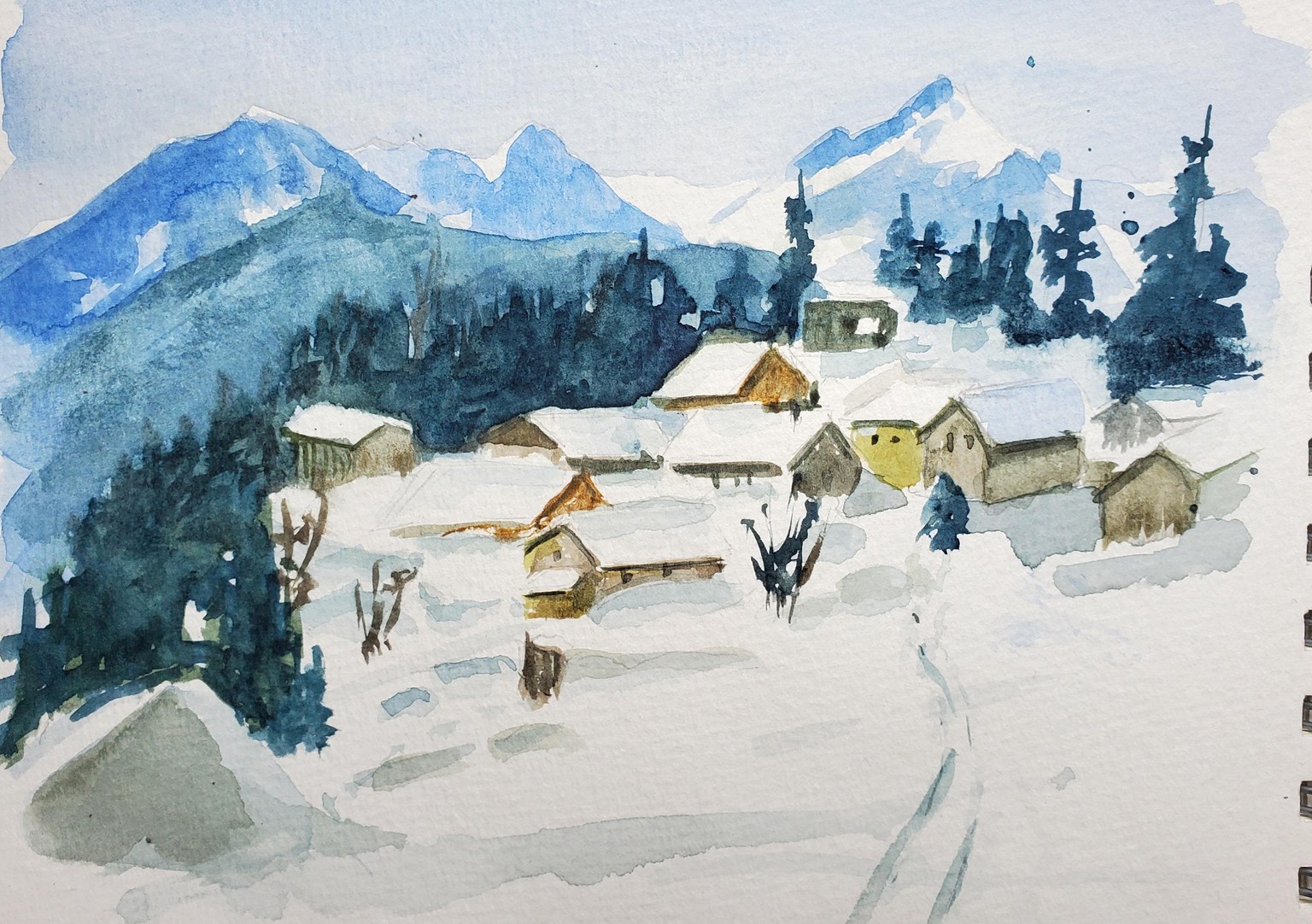 Paysages enneigés - image 2 - student project