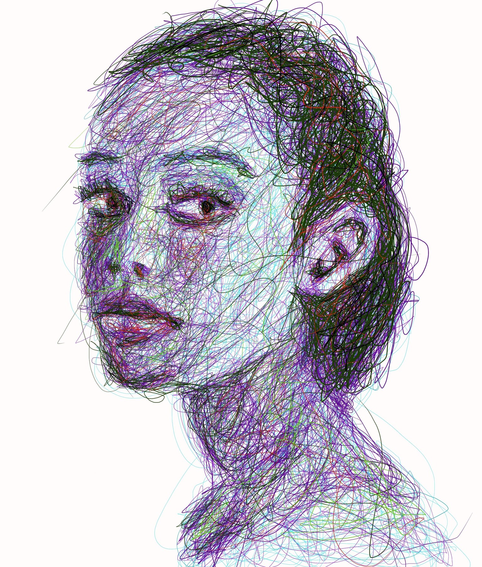Scribble portrait - image 1 - student project
