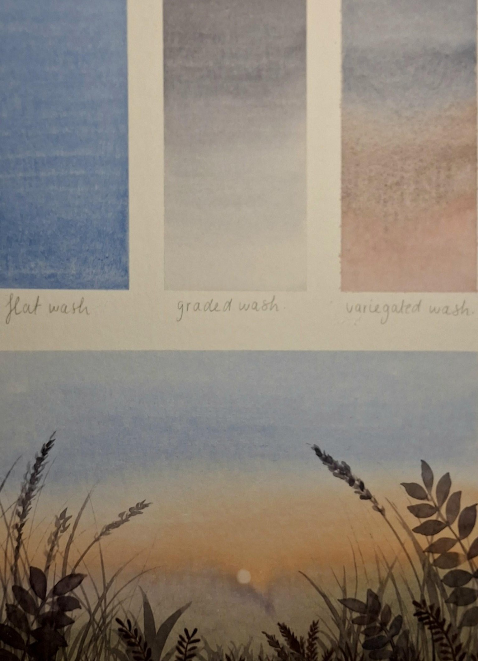 Watercolor washes - image 1 - student project