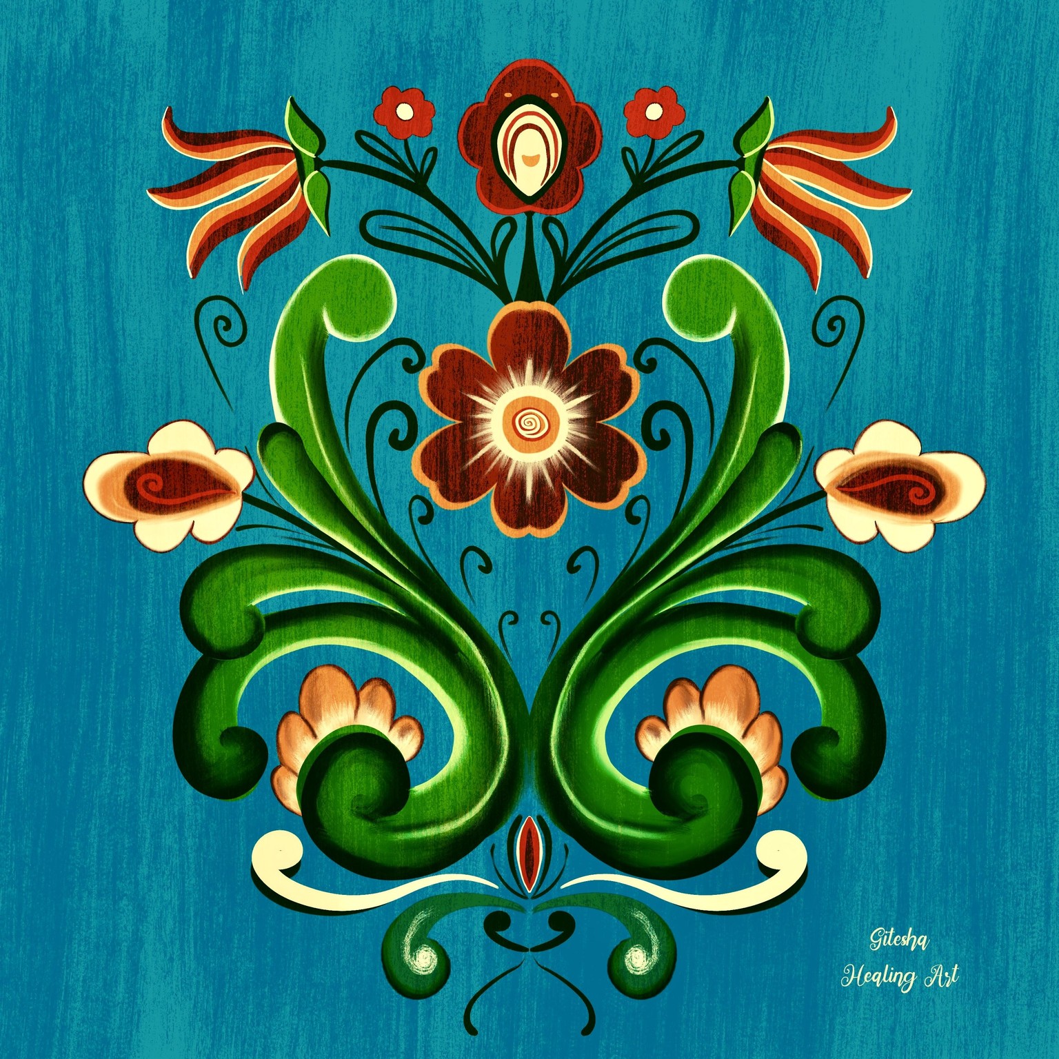 Part 3: Rosemaling - image 1 - student project