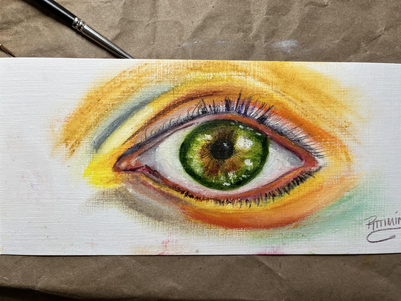 Expressive Eye in Drawing Oils - image 6 - student project