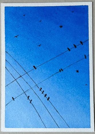 7 watercolor skies - image 2 - student project