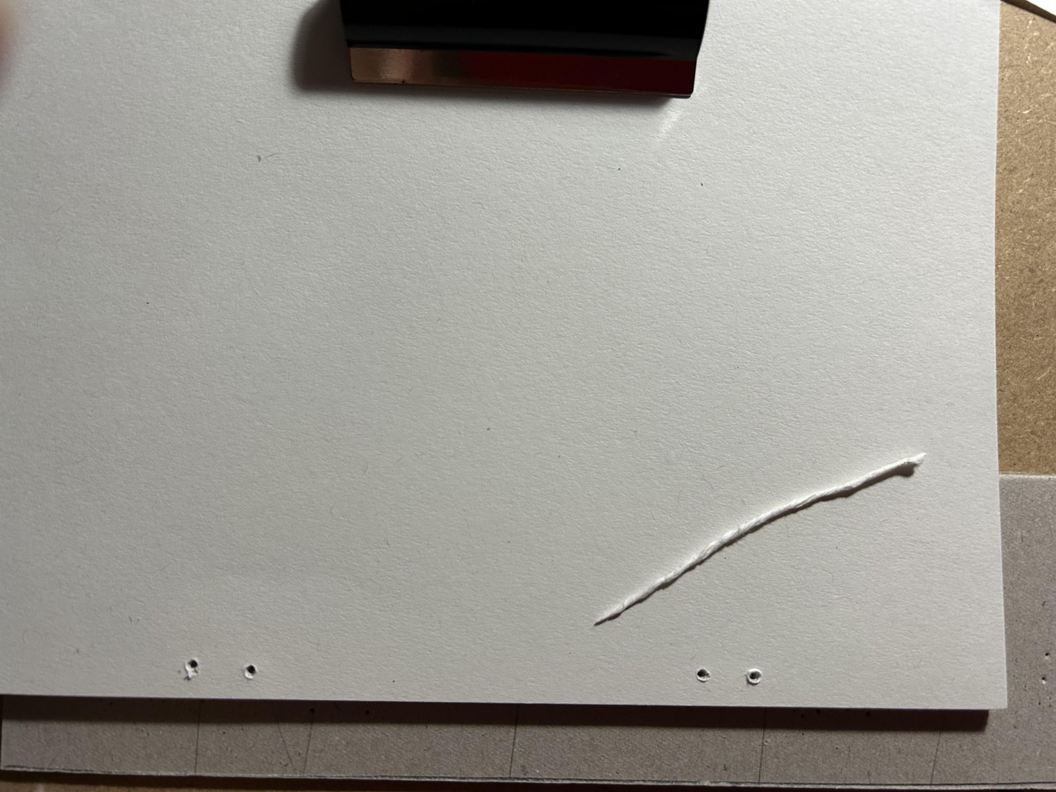 Making a Japanese binding - image 2 - student project