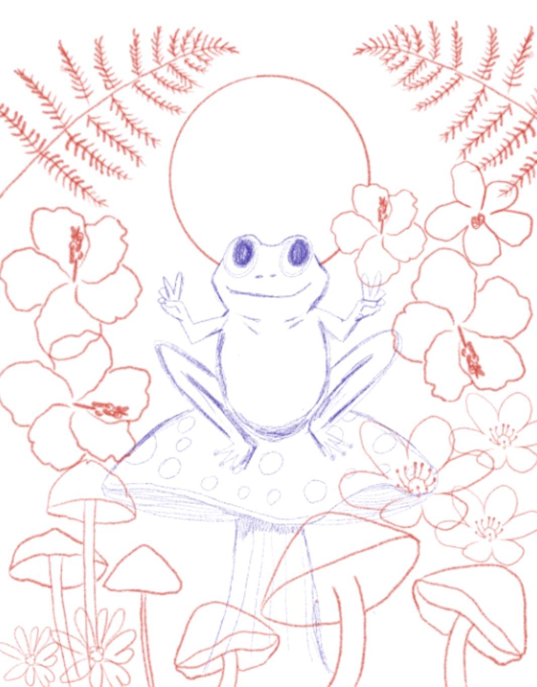 Blooms, Shrooms & Froggy - image 1 - student project