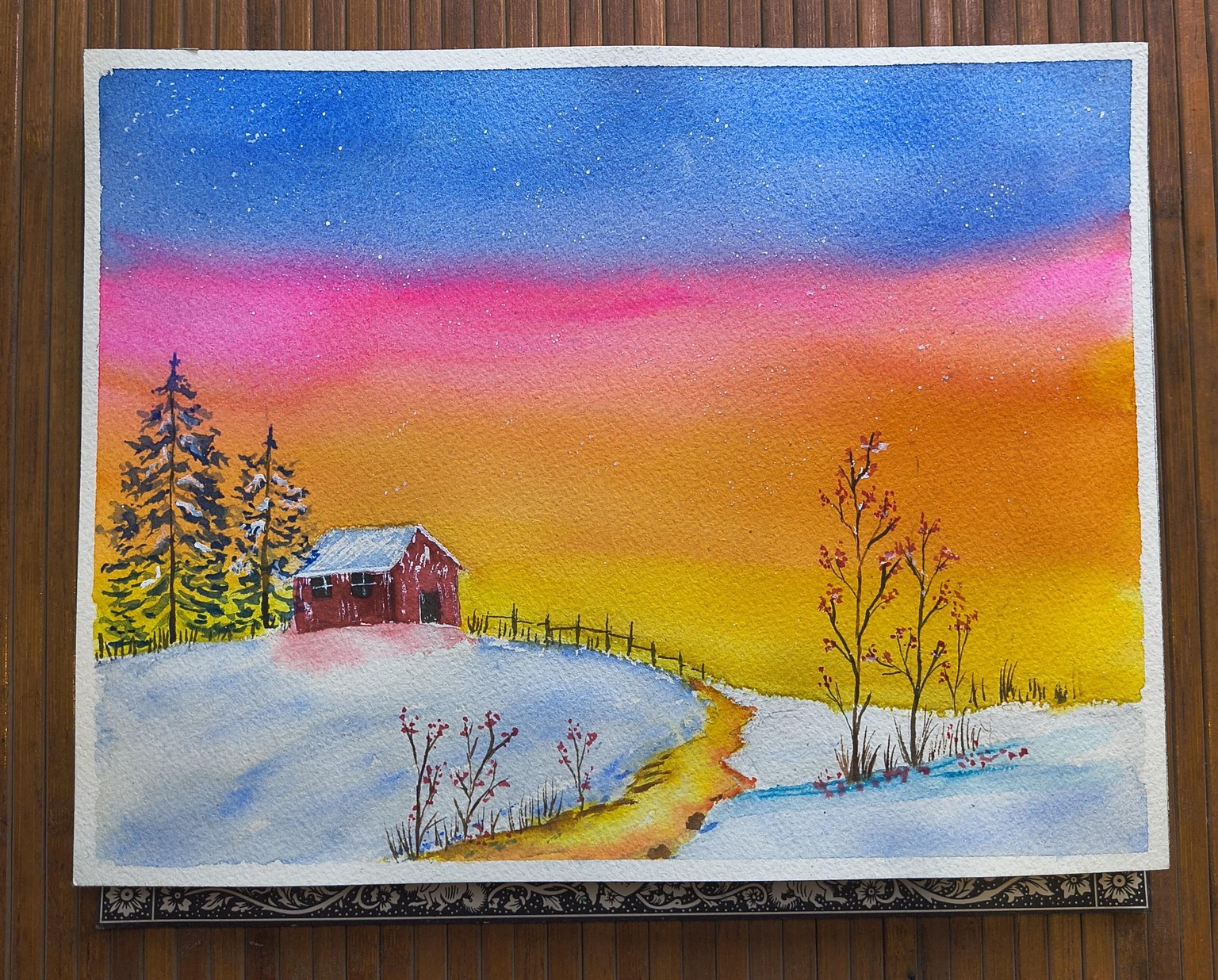 Luminous Sky & Winter Landscape - image 1 - student project