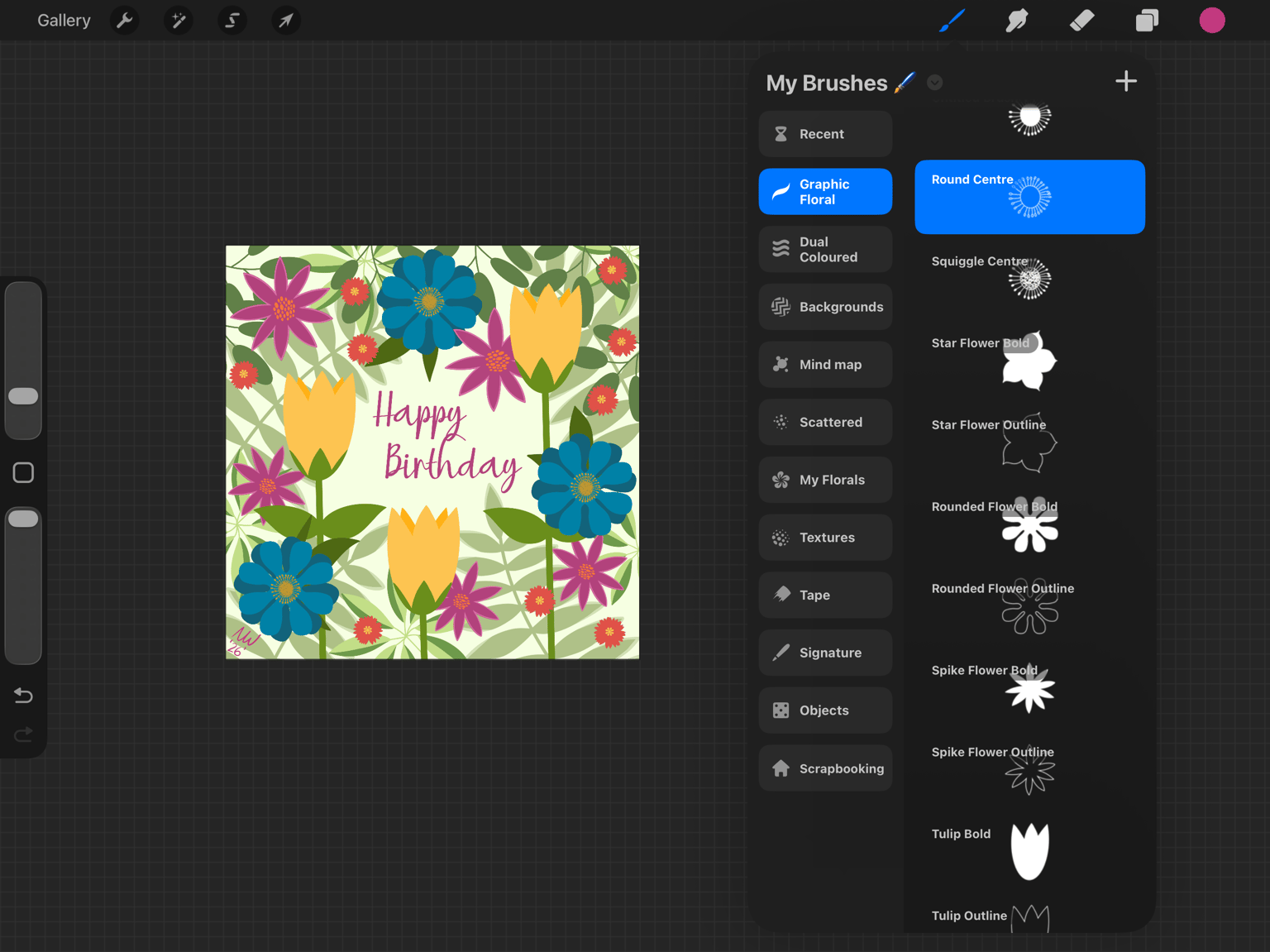 Birthday Florals - image 4 - student project
