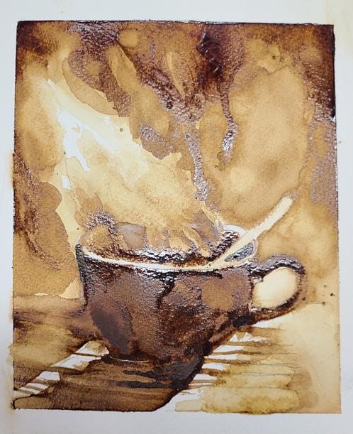 Coffee Painting - image 2 - student project