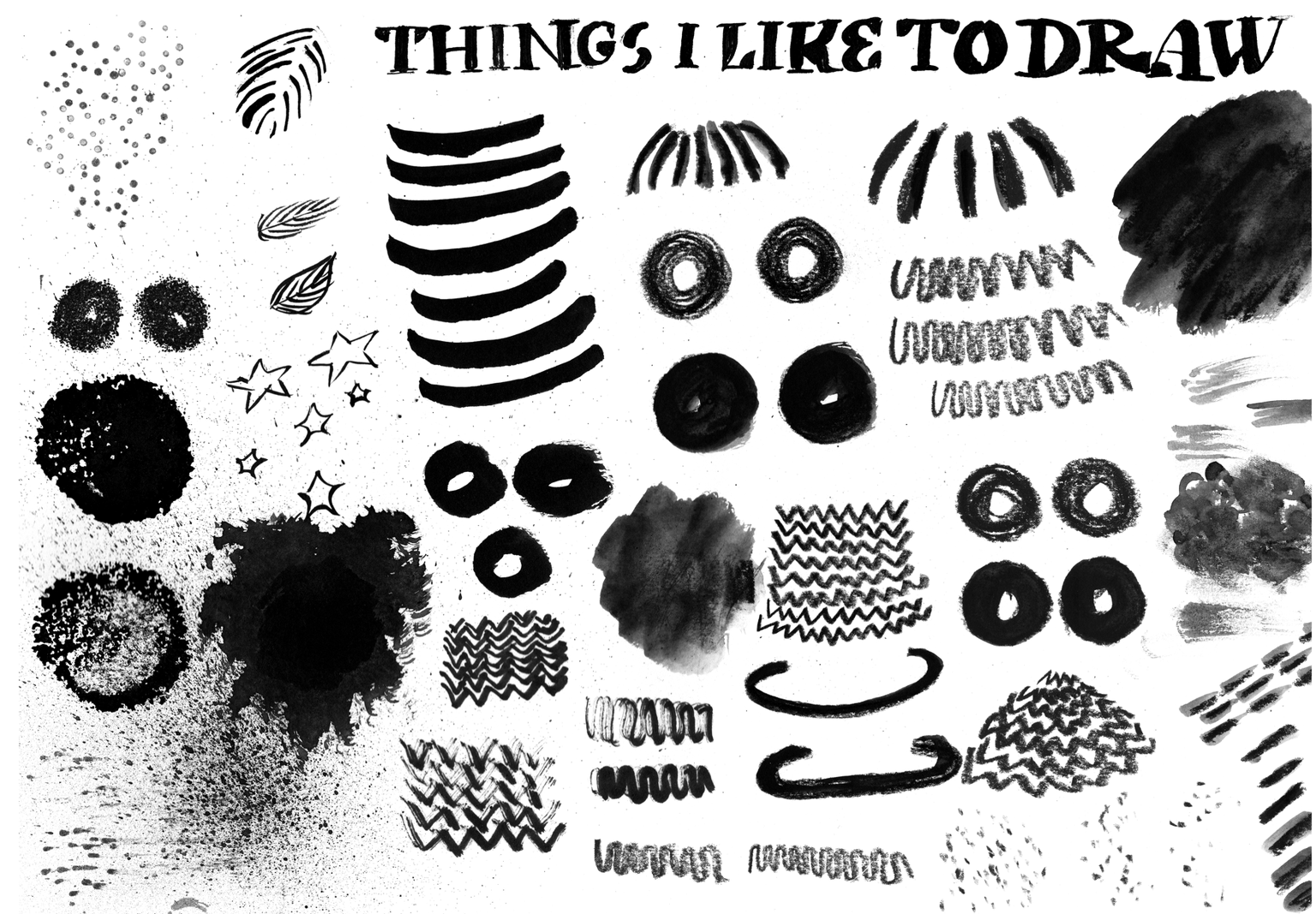 Things I like to Draw. . . - image 2 - student project