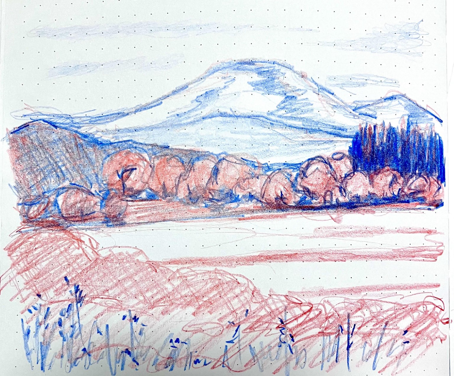 Sketching in Red and Blue - image 4 - student project