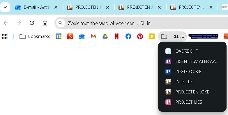 My new Trello structure - image 1 - student project