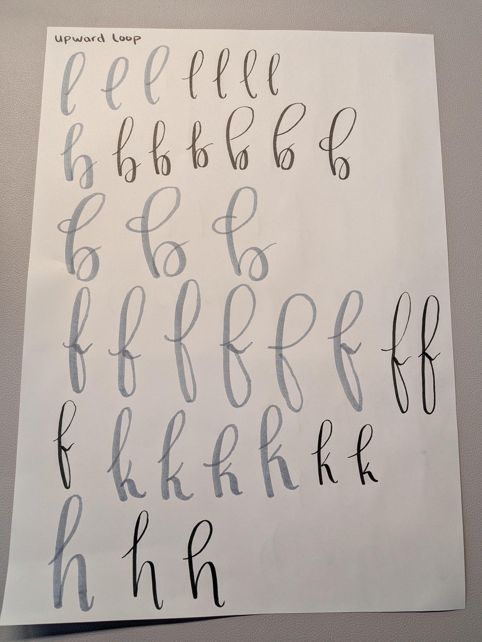 Hand Lettering Practice | Introduction to Modern Brush Calligraphy - image 3 - student project