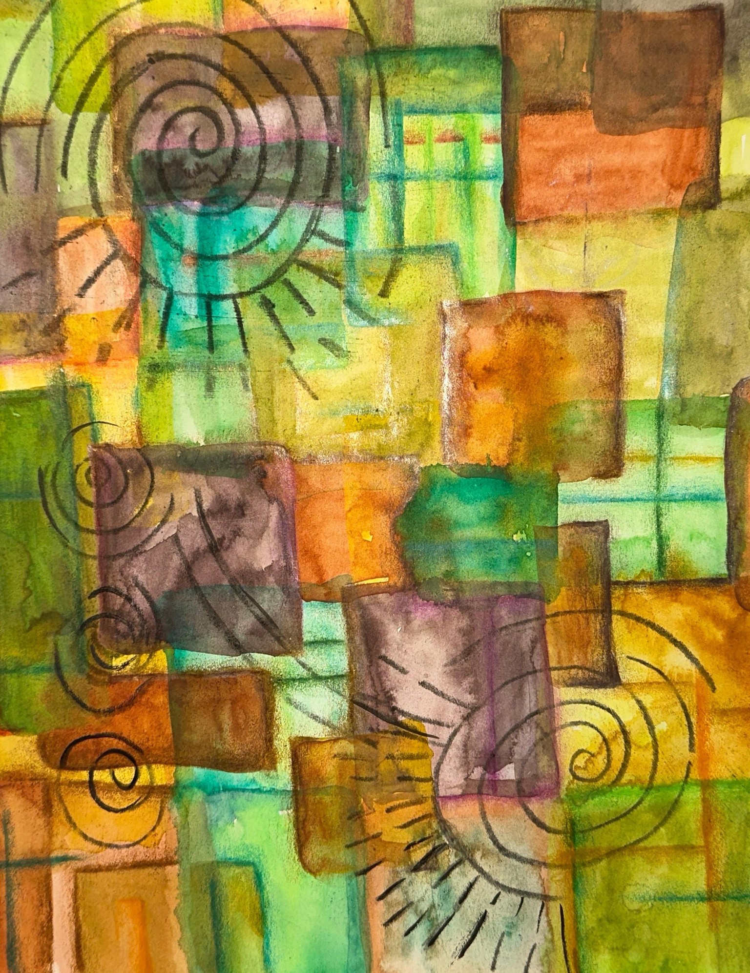 Klee-Style Mark Making - image 1 - student project