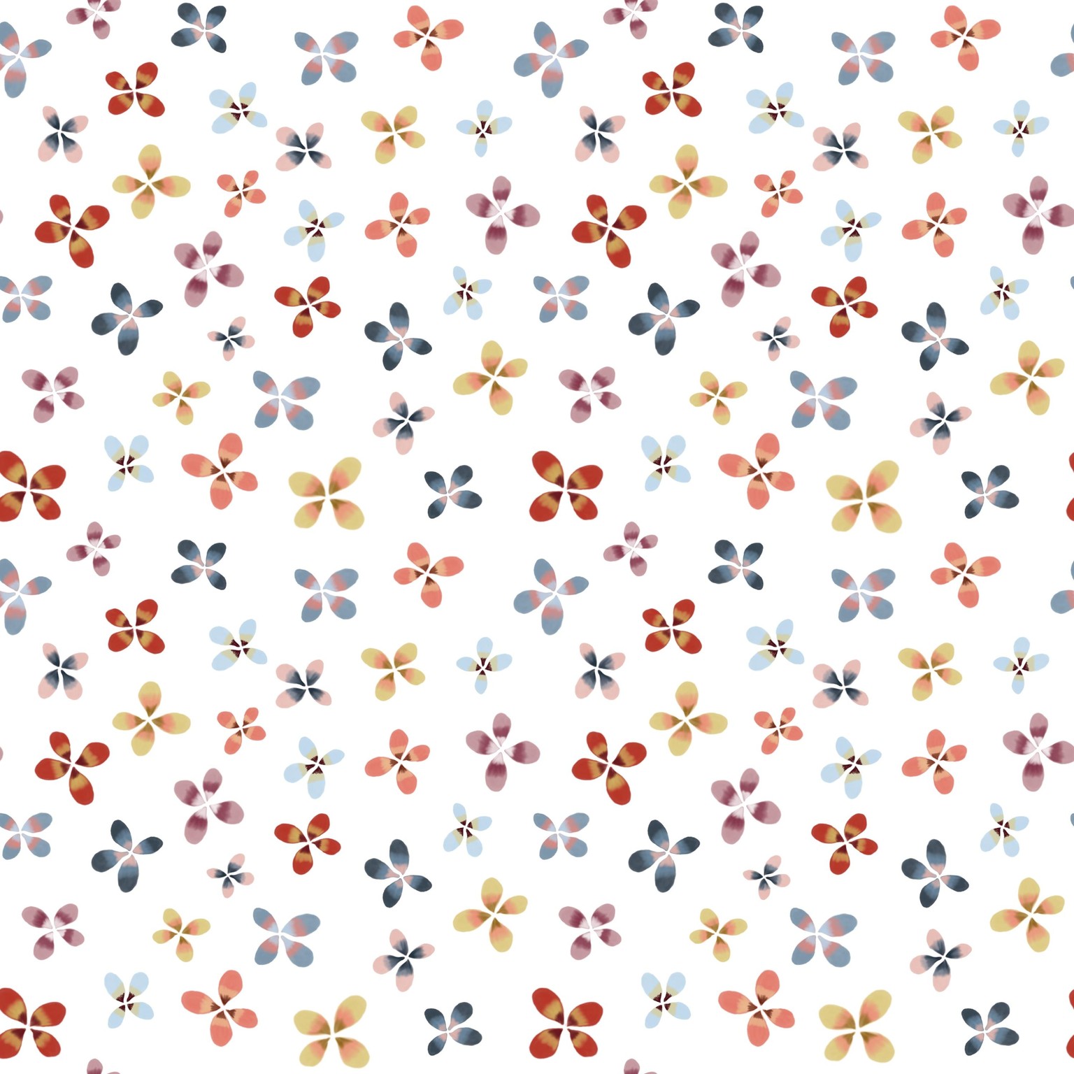 Sweet Repeating Florals - image 2 - student project
