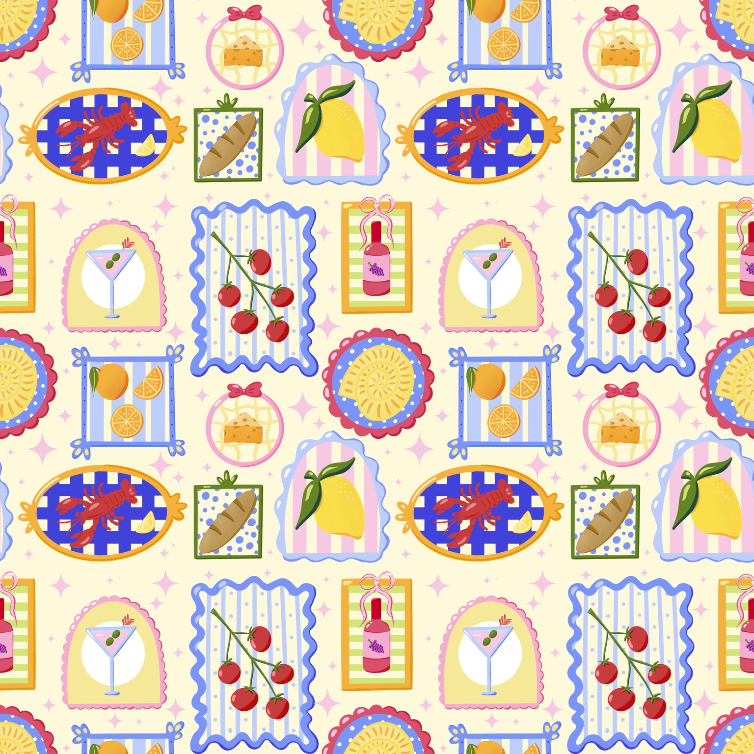 Mediterranean pattern - image 2 - student project
