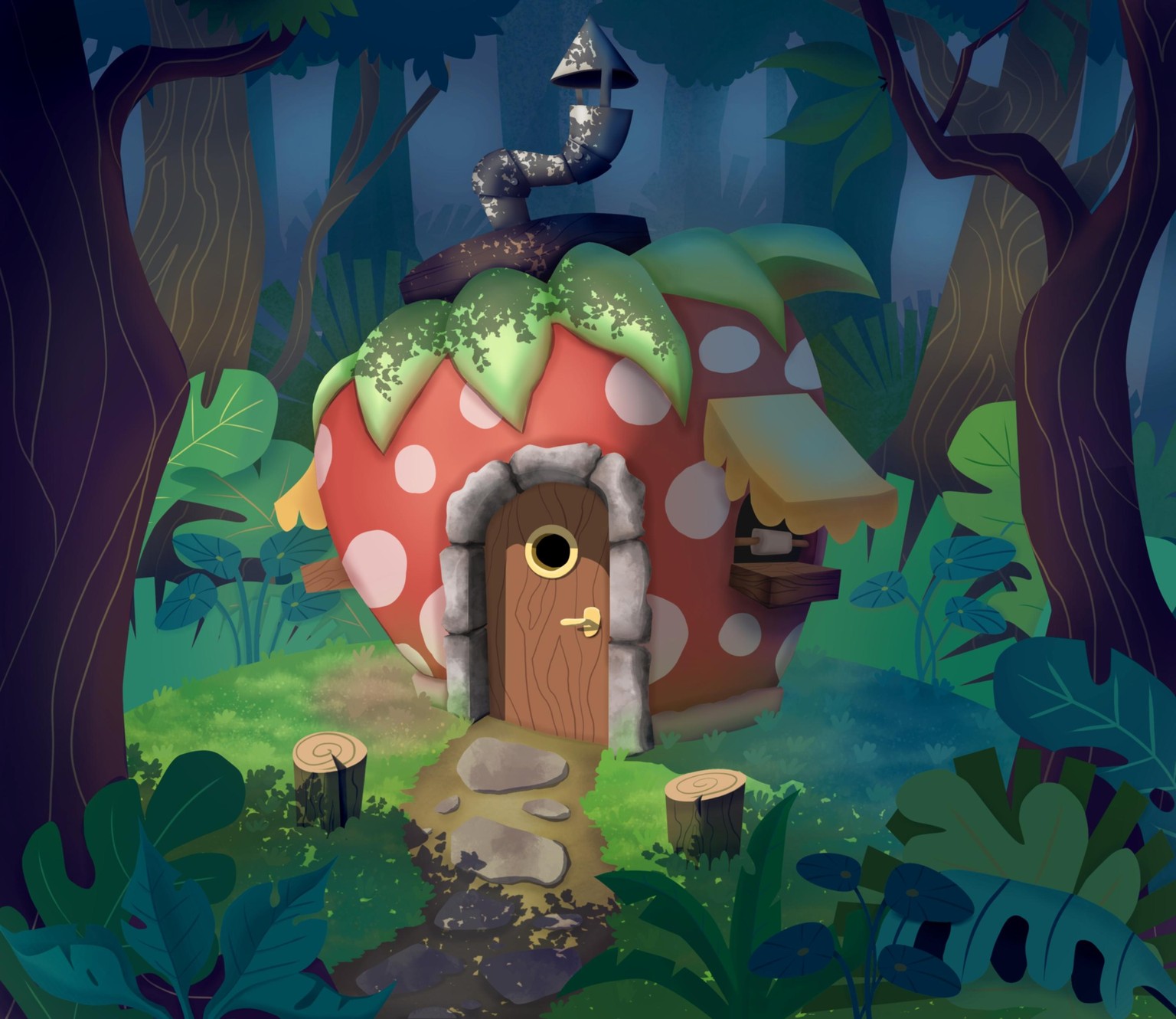 Strawberry House - image 1 - student project