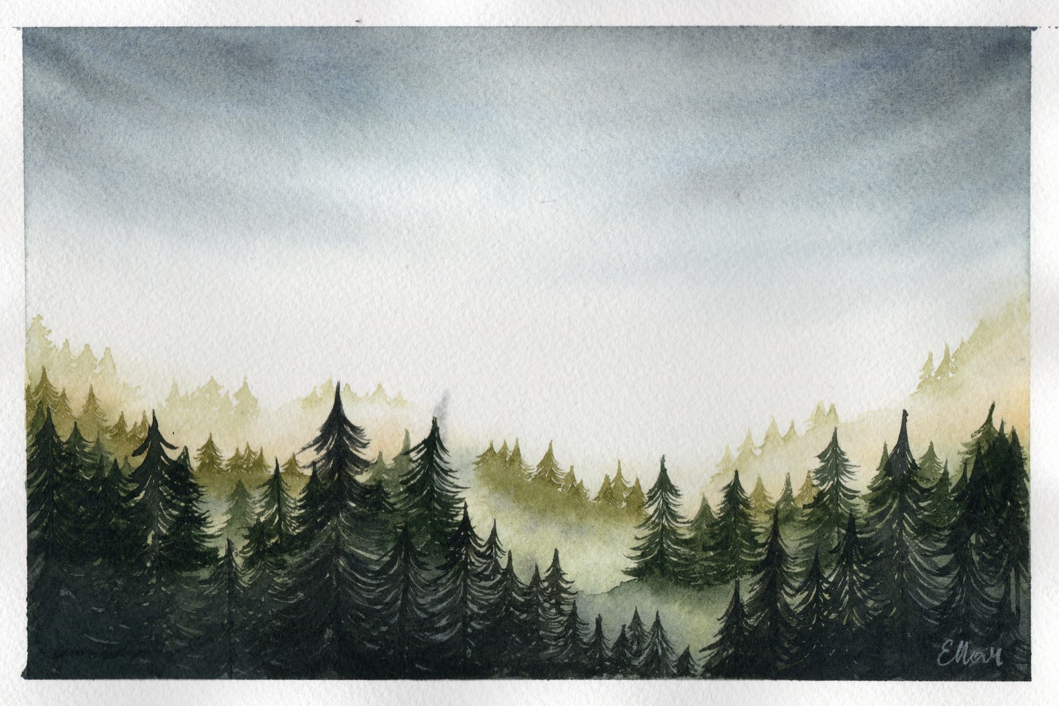 Misty Mountains - image 1 - student project