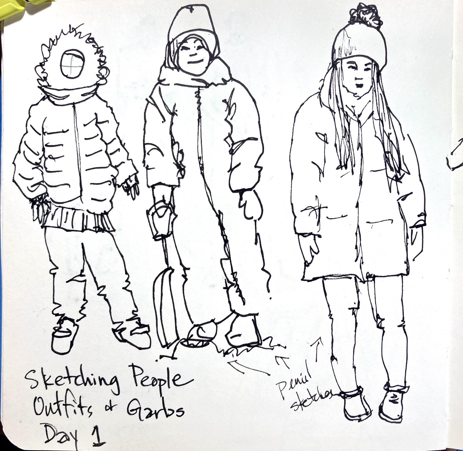 Sketching Everyday People - image 2 - student project