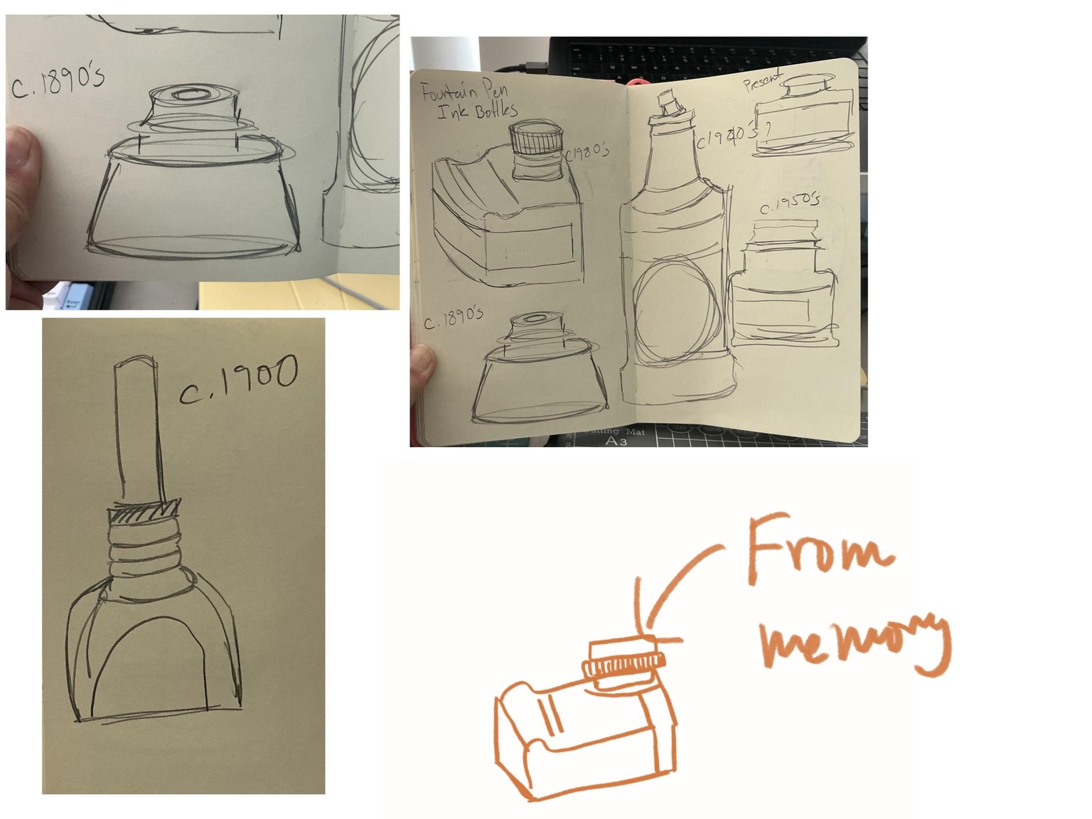 Stylizing Fountain Ink Bottles - image 1 - student project