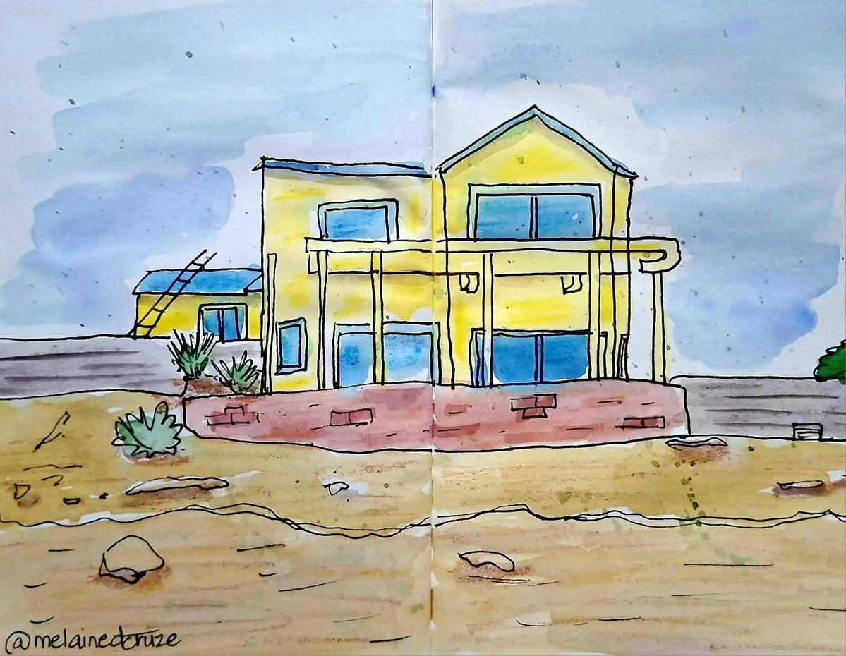 Beach Hut Front - image 3 - student project