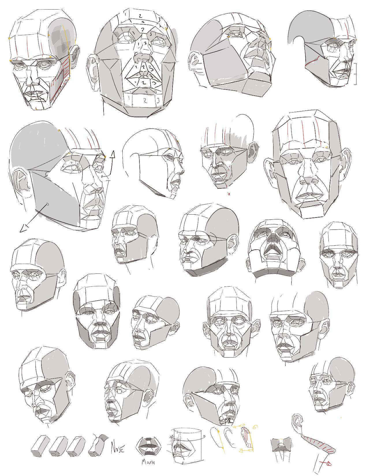 Understanding & Painting the Head 1-7 - image 1 - student project