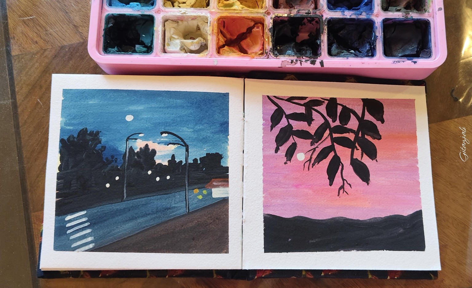 Gouache work - image 1 - student project