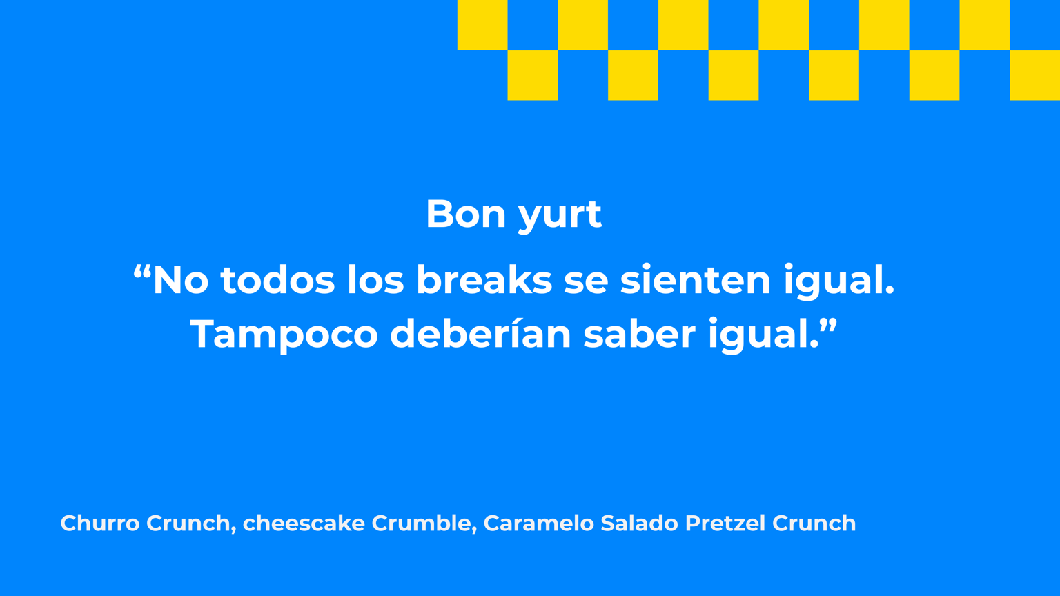 Estrategia para yogurt