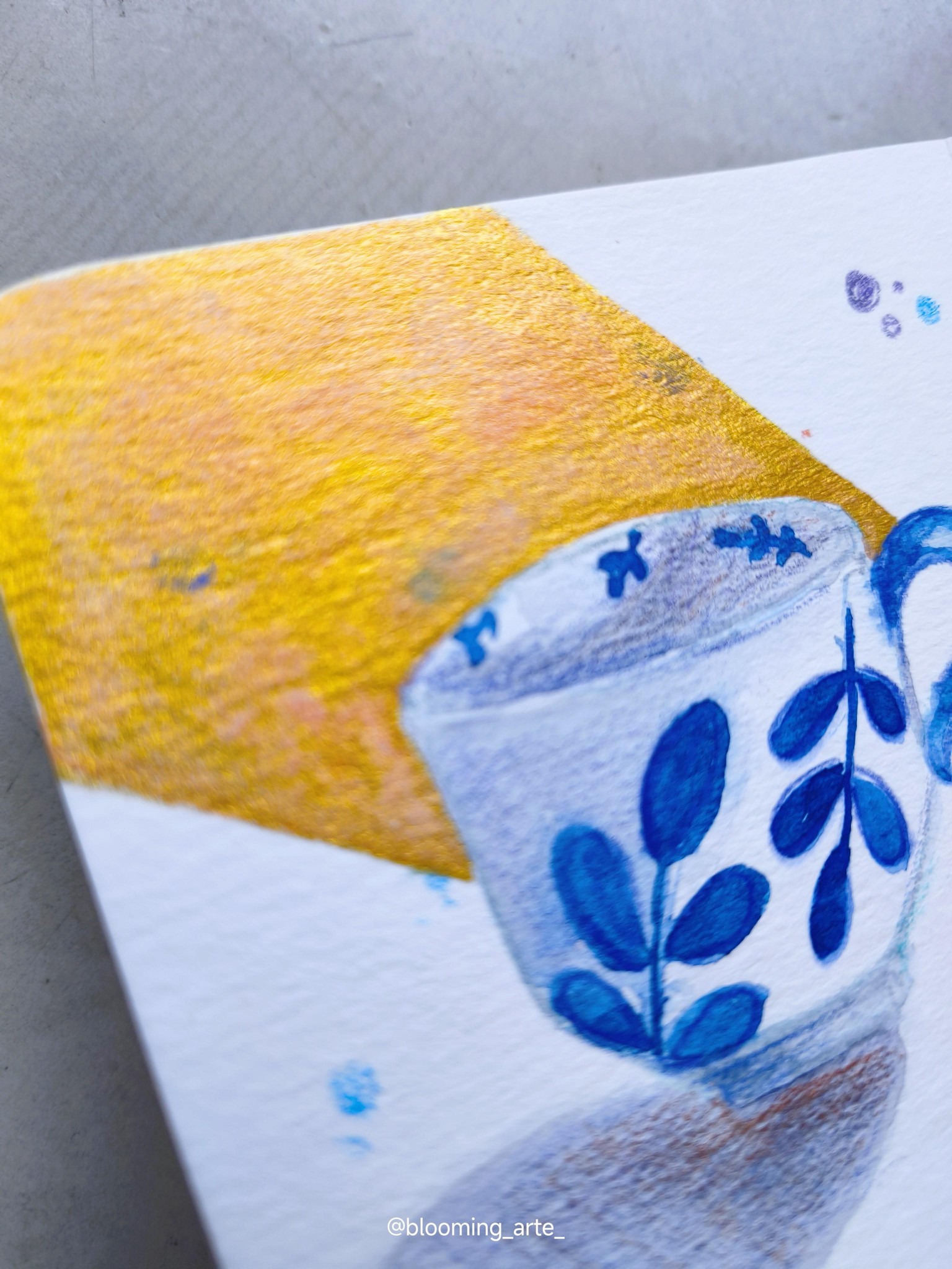 Daily Practice : 8 Days of Mixed Media Teacup Sketching Challenge - image 8 - student project