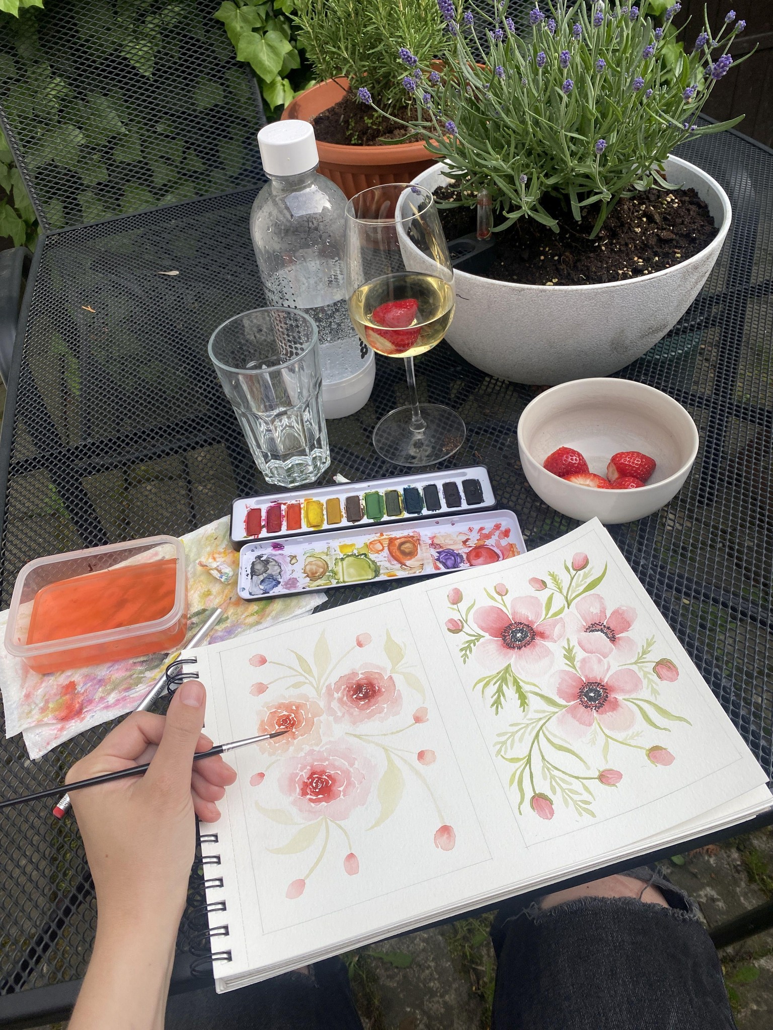 15 days of watercolor florals - image 23 - student project