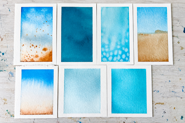 Watercolour washes practice - image 1 - student project