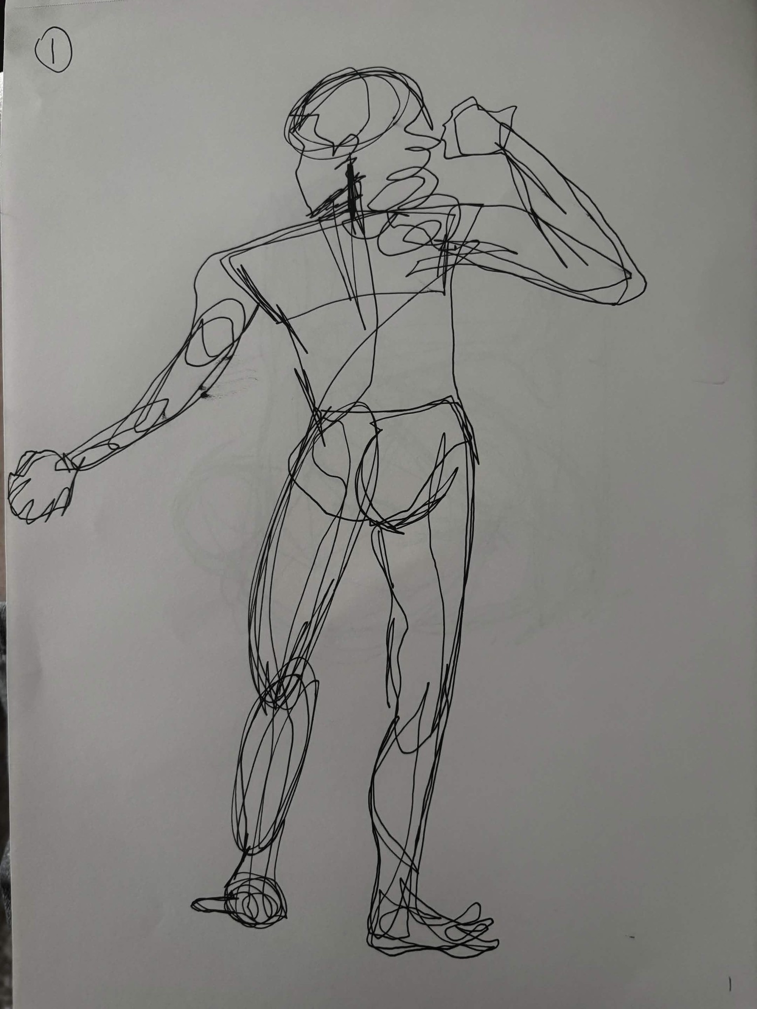 Dynamic Figure Drawing Exercises - image 2 - student project