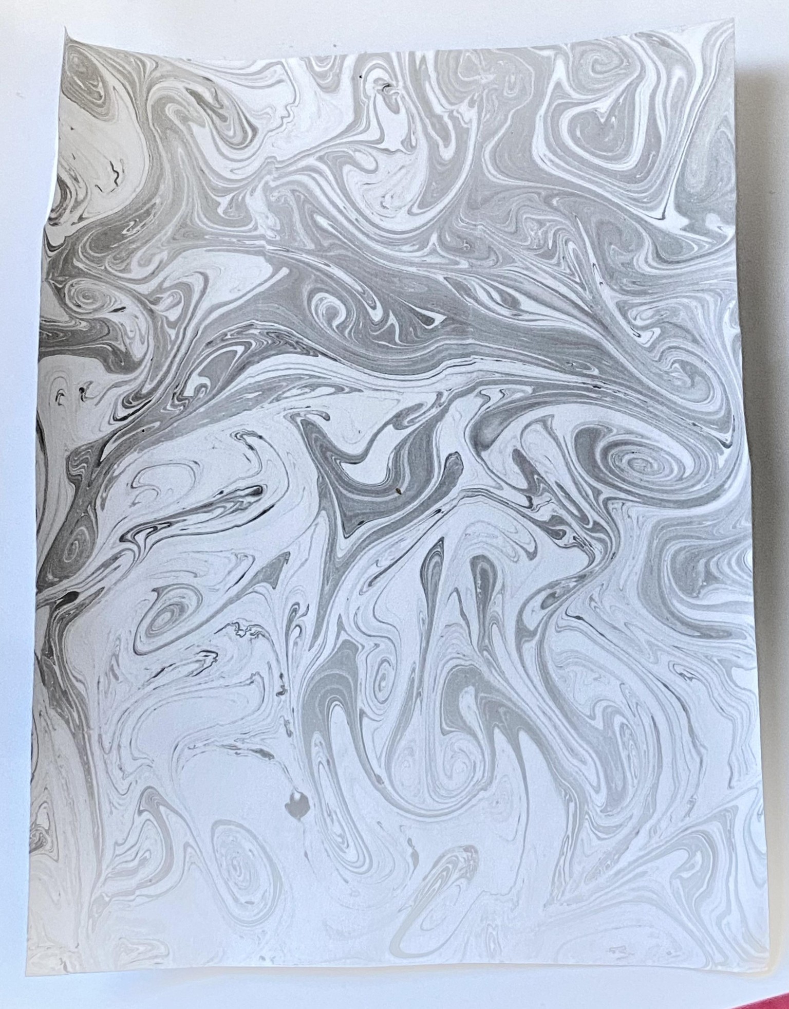 Suminagashi Marbled Paper - image 5 - student project