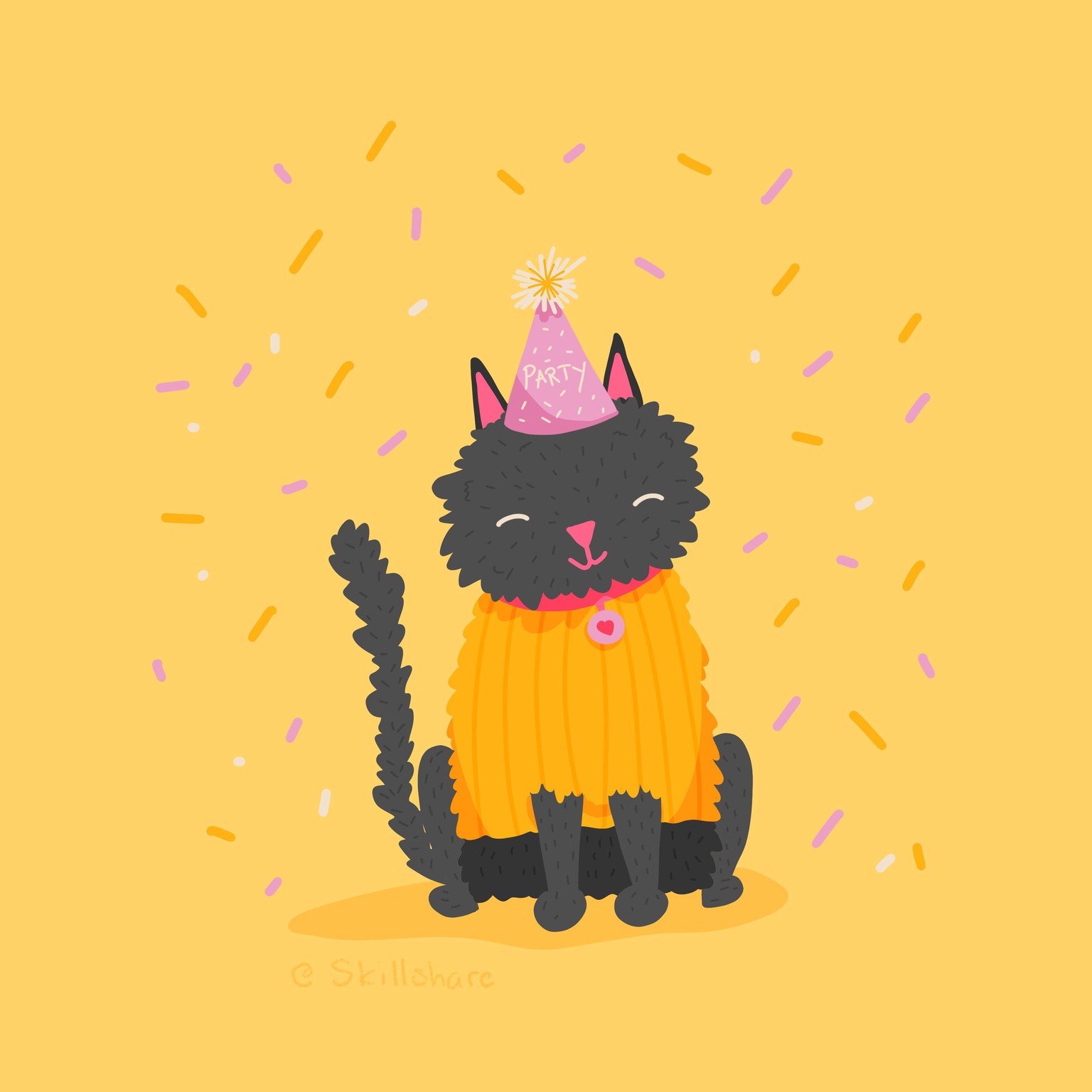 Party Cat - image 1 - student project