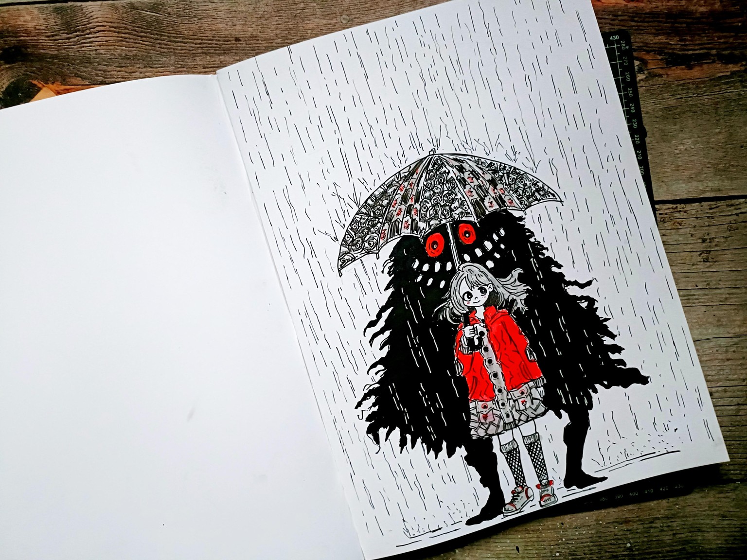 Umbrella girl and the ghosts - image 8 - student project