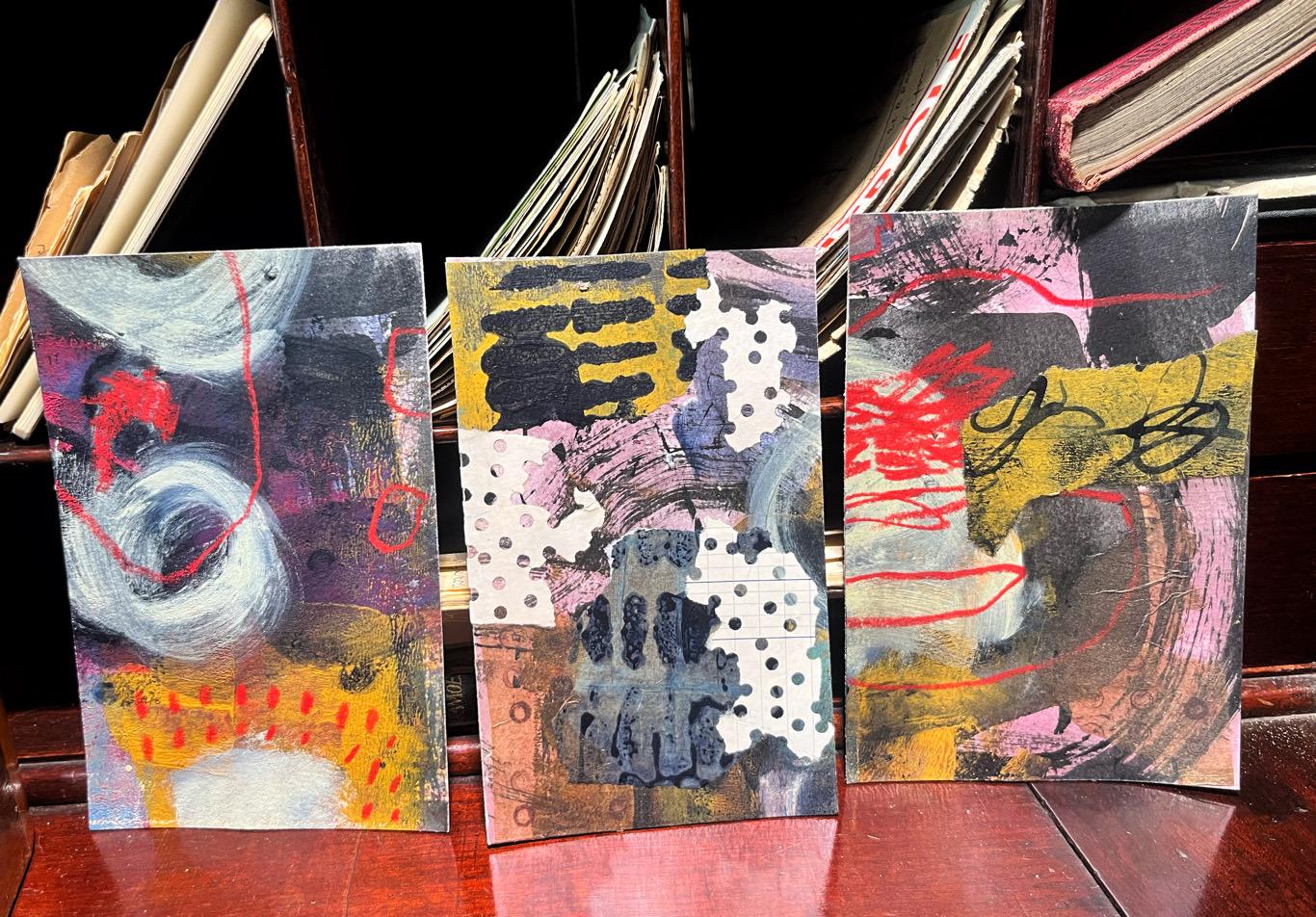 Let's make our own collage papers & turn them into art! - image 2 - student project