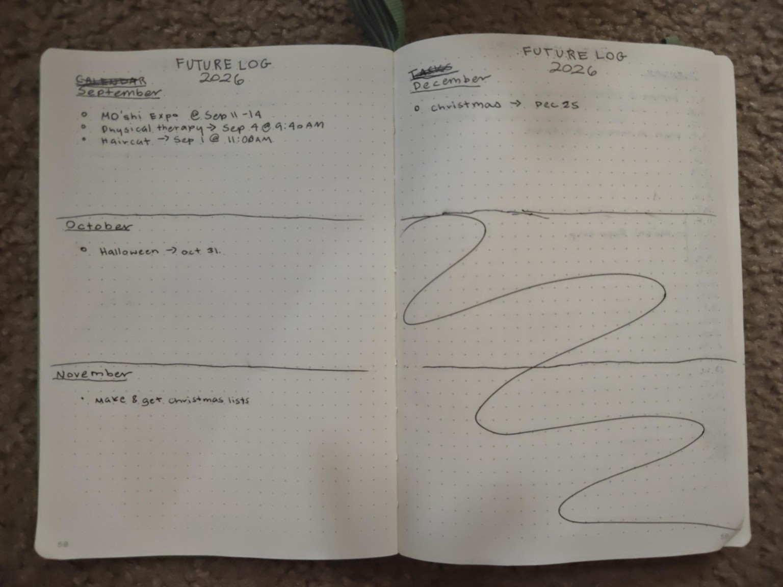 Returning to Bullet Journaling - image 3 - student project