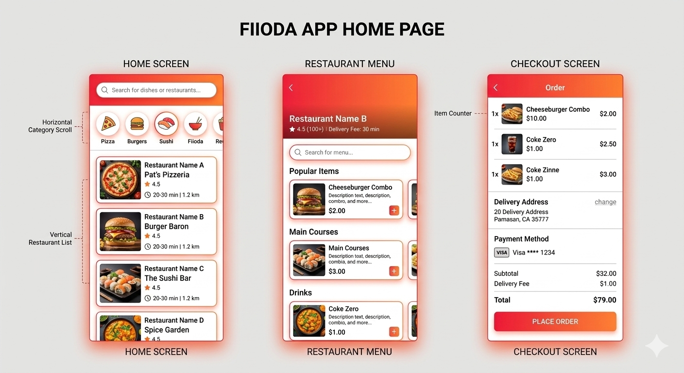 Food Delivery App Home Page With Help Of Google Gemini - image 1 - student project
