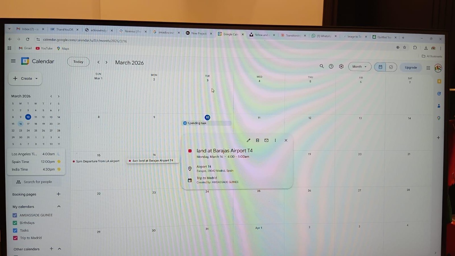 Travel itinerary for a travel content creator - image 1 - student project